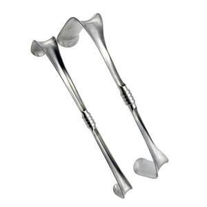 Juego de 2 Retractores Farabeuf de Alta Calidad, 12 cm, Instrumento Quirúrgico de Precisión para Retracción de Tejidos y Huesos, Kit Quirúrgico Duradero - Product Image 2