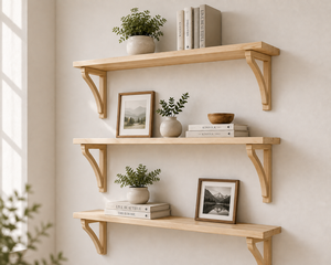 Modern Design Midcentury Corbels Durable Eco-Friendly Solid Wood Brackets for Hospital & Villa Interiors Easy Installation - Product Image 3