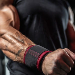 Manchon de compression en néoprène pour haltérophilie, entraînement intensif de musculation, pompes et tractions - Product Image 1