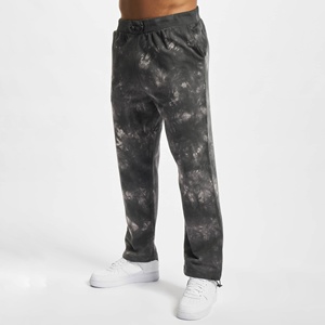 OEM กางเกงซับเหงื่อสำหรับผู้ชายซักแบบกรดมีสไตล์ทำจากผ้าขนสัตว์คุณภาพสูงสีกำหนดขนาดเองโลโก้กางเกงสำหรับผู้ชายที่กำลังมาแรง - Product Image 3