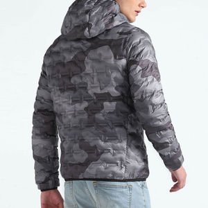 Blouson Bomber Unisexe Imperméable et Rembourré, Manteau d'Hiver Chaud Léger à Capuche, Vêtement d'Extérieur Isolé et Élégant pour Tenue Décontractée - Product Image 3