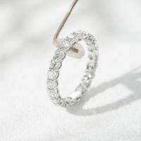 PERHIASAN MAISHA DIAM Model Wanita J-029 BRILLIANT CUT E Warna 0.30 POINTER BERLIAN LABGROWN CINCIN PERAK 18K HADIAH PERNIKAHAN