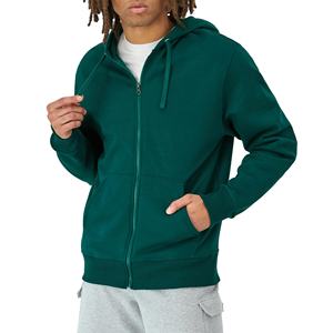 2025 nouveau Style hommes thermique fermeture éclair jusqu'à sweats à capuche haute qualité surdimensionné longueur de la récolte vente en ligne - Product Image 3