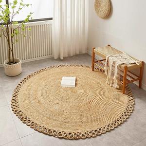 <b>Rustic</b> Style Jute Mat – Handmade Natural Fiber Floor Mat for Modern and Traditional Interior Decoration - Product Image 5