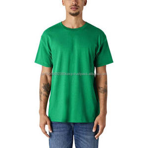 Camiseta de Algodón Grueso a la Moda para Hombre, Talla Grande, Lisa, Ropa de Talla Grande para Hombre - Product Image 3