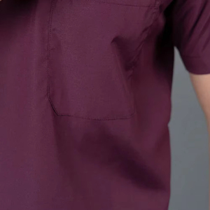 Tenue médicale pour clinique, uniforme de médecin multi-poches, vêtements de travail durables pour hommes, uniforme médical à prix avantageux - Product Image 5
