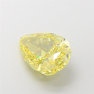 Diamant jaune de taille poire cultivé en laboratoire, certifié IGI, produit de manière éthique pour les marques de bijoux de luxe durables et les créateurs éco-responsables - Product Image 4