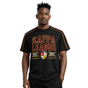 Camiseta a Rayas Universitaria Kappa Alpha Psi Kappa League, Ropa de Fraternidad Griega con Diseño Clásico, Comodidad Premium y Ajuste Elegante - Product Image 1