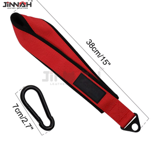 Correas de Levantamiento de Pesas Resistentes de Neopreno, Impermeables y Ligeras, con Soporte para Muñecas, para Entrenamiento de Gimnasio, Levantamiento de Pesas y Powerlifting - Product Image 3