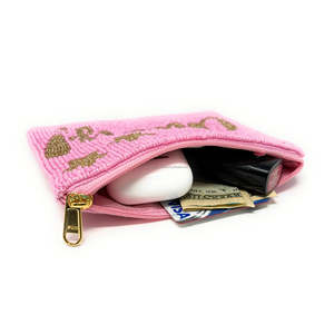 Bolso de mano compacto de alta calidad hecho a mano con cuentas, con cremallera, personalizado para niñas y mujeres, regalo de fiesta, venta al por mayor, portátil, resistente al agua - Product Image 2