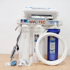 LIVOTEC 6-Stage Alkaline RO Water Filter from Vietnam's Reliable Supplier 75GPD RO water purifier machine home use