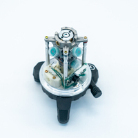 Niveau laser vert industriel 5 lignes 1 point rotatif à 360° avec batterie lithium-ion, niveau croisé, précision 1 mm, autonomie 8h