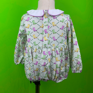 Conjunto de ropa de bebé de algodón con bordado y estampado personalizado, body para bebé, ropa infantil para niñas de 5 a 9 años. - Product Image 4