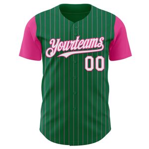 Maillots de baseball personnalisés sublimés - 100% polyester, impression par sublimation à transfert thermique, nom de l'équipe, logo, positions personnalisés - Product Image 2