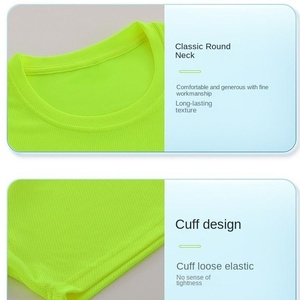 AWARTEN INTERNATIONAL Ropa de Seguridad para Obras de Construcción de Verano, ANSI Clase 1, Secado Rápido, Transpirable, Reflectante, Manga Corta - Product Image 3