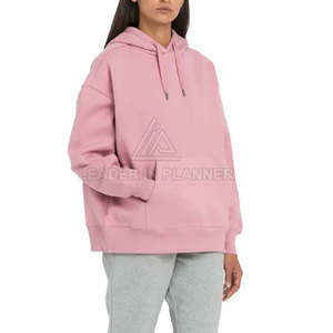 เสื้อมีฮู้ดสำหรับผู้หญิงสีพื้นระบายอากาศไซส์ใหญ่พิเศษดีไซน์ใหม่ล่าสุด - Product Image 6