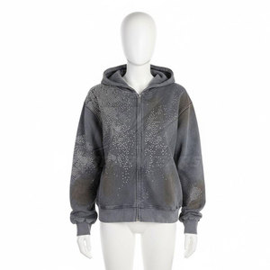 Sudaderas con Pedrería para Hombre, Edición Limitada, Diseño Brillante con Cristales, Ropa de Algodón, Fabricante de Marca Privada - Product Image 4