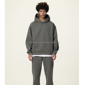 High Quality <b>men's</b> crop Hoodies & sweatshirts Blank Cotton <b>Oversized</b> Streetwear Custom <b>Hoodie</b> Heavyweight Boxy hoodies <b>for</b> <b>men</b> - Product Image 2