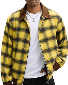 Veste en flanelle de qualité supérieure pour homme, sur mesure, couleur unie, manches longues, doublure en polaire, chaude, douce et respirante - Product Image 5