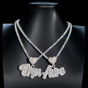 Colgante de Letra de Moissanita Chapado en Rodio, Corte Brillante, Plata Fina, Regalo para Fiesta Hiphop, Joyería Unisex, Certificado GRA, Engaste de Garra - Product Image 5