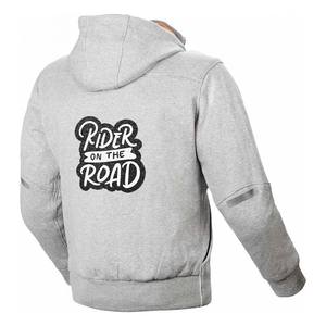 Sudadera con Capucha de Motociclista Negra Personalizada, Corta y Holgada, de Seda, para Hombre, Precio Económico al por Mayor, Ropa Deportiva de Algodón y Poliéster - Product Image 2