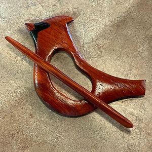 Épingle à cheveux en bois écologique faite à la main pour femmes, produit artisanal en bambou et en bois - Product Image 6