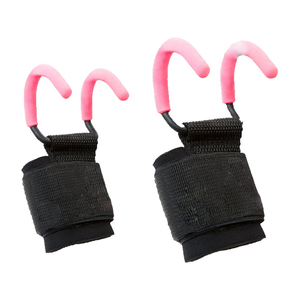 Professional Cotton Adjustable Rod Hooks Wrist Support <b>Straps</b> for Gym Weight Lifting Exercises - Product Image 3