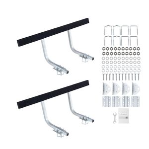 Guide per Rimorchi per Barche e Moto d'Acqua Regolabili in Altezza 16.7-18.7 Pollici, 2 Pezzi, in Acciaio Rinforzato con Supporto - Product Image 1