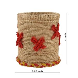 Handmade Jute Rope Pen Holder for <b>Desk</b> <b>Rustic</b> Decorative Pencil Organizer Eco Friendly <b>Office</b> Home <b>Desk</b> Storage - Product Image 6