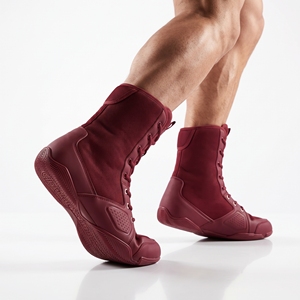 Dumela Adult Customizable Boxing <b>Boots</b> Leather <b>High</b> <b>Top</b> Training Shoes Eco-Friendly Breathable Comfortable Durable - Product Image 2