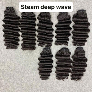 Nouvelle Arrivée Extensions de Cheveux Vierge Humains Vietnamiens Ondulés à la Vapeur, Mèches Épaisses - Product Image 3