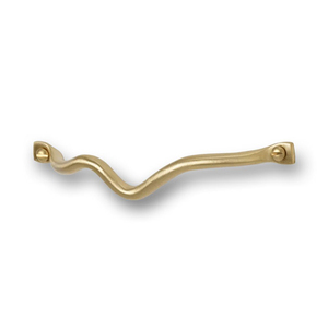 Manijas Modernas para Puerta con Diseño de Onda en Latón Sólido - Herrajes Ergonómicos Únicos para Puerta de Entrada con una Forma Fluida y Curva - Product Image 5