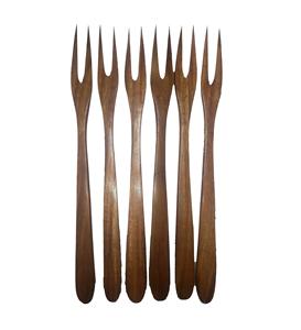 Accesorios de Cocina, Tenedores de Madera para Servir Frutas, Logotipo Personalizado, Juego de Tenedores de Madera de Acacia 100% Natural de la Más Alta Calidad, Gran Venta - Product Image 2