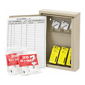 Armoire murale en acier Brady à 30 clés pour le rangement des clés au bureau et en laboratoire - Product Image 2