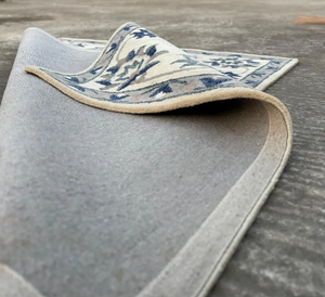 Tapis KNOT RUG en laine tuftée à la main, haute qualité, motif floral moderne, fait main, écologique, pour salon, chambre d'enfant, hôtels, bureau - Product Image 4