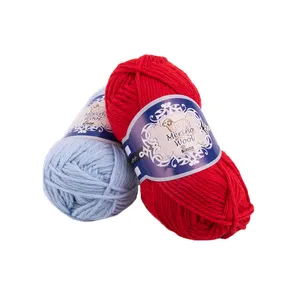 Sợi Móc Pha Trộn 4ply Acrylic 50% Merino50 % 50G = 110M