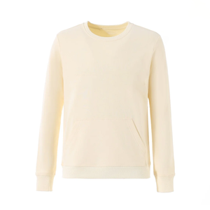 Sweat-shirt à col rond personnalisé Alpha Neutral Chenille avec poche, broderie de lettres grecques, marron doré, vente en gros pour commandes en gros - Product Image 1