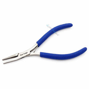 Pince à bec plat micro-fine Zetomed Pro en acier inoxydable de haute qualité, outil de précision pour la fabrication de bijoux et la manipulation des fils, fournisseur OEM - Product Image 1