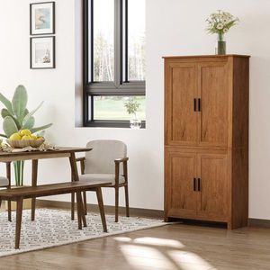 Mobile Porta Vini in Stile Classico Cinese con Cassetti e Fronte Piatto per Soggiorno e Bar Domestico - Product Image 4
