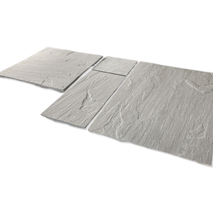 Pierre de grès naturelle grise Kandla, finition brossée, design traditionnel, découpe sur mesure, pack patio, 4 tailles, extérieur - Product Image 6