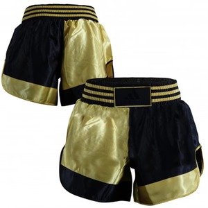 Shorts de boxe MMA imprimés tendance avec logo personnalisé pour hommes - Vêtements de combat Muay Thai durables et respirants - Product Image 2