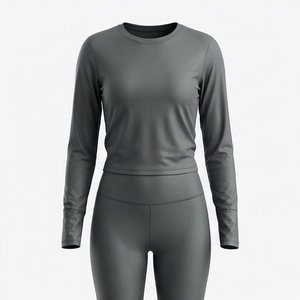 Conjunto de Yoga para Mujer, Ropa Deportiva Premium Personalizada, Producto al por Mayor, Ropa Deportiva sin Costuras para Dama, Ropa Deportiva para Gimnasio - Product Image 1