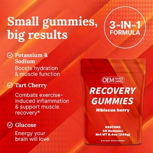 Nhãn hiệu riêng phục hồi Gummies Hydration Gummies với Quả Việt Quất & chất điện giải cho tập thể dục bổ sung năng lượng - Product Image 2
