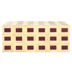 Caja de Joyería Rectangular Decorativa Artesanal con Incrustaciones de Hueso, Estilo Clásico en Relieve, Interior de Terciopelo de Alta Gama para el Mercado Internacional - Product Image 5