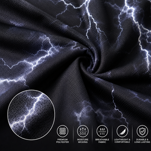 Custom Black Lightning Gym Tank Top for Men 3D Sublimation Bodybuilding <b>Stringer</b> <b>Vest</b> Sleeveless Fitness Workout Sportswear OEM - Product Image 5