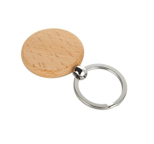 Wood Keychain Men Gift Custom Logo Blank Wood Personalized <b>Engraved</b> Logo <b>Key</b> <b>Ring</b> Set - Product Image 3