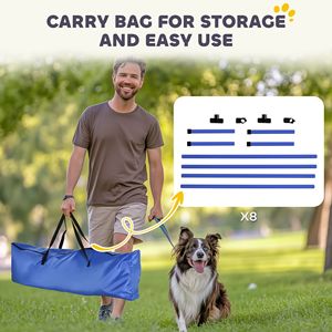 Equipo de Entrenamiento de Agilidad para Perros Pequeños, Clickers de Estilo Clásico para el Entrenamiento de Mascotas, Tela de Nailon y Plástico Ecológica para Gatos y Perros - Product Image 5