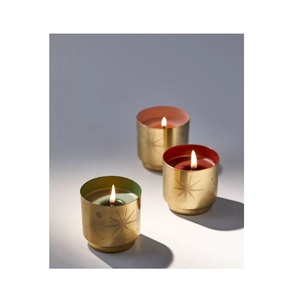 Conteneur à bougies en acier inoxydable de luxe de haute qualité en différentes couleurs, prêt à être expédié - Product Image 5