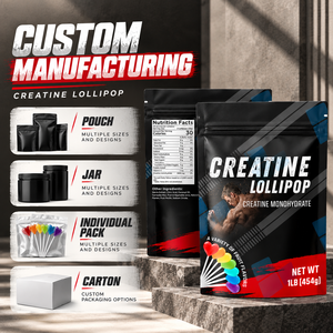 Piruletas de Creatina Monohidrato de Marca Privada 3000mg, Fabricante OEM ODM, Venta al por Mayor, Suplemento Deportivo - Product Image 3
