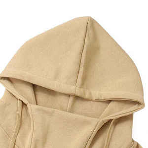 Cotton Hoodie Lightweight Soft Pullover Sweatshirt Breathable <b>Fabric</b> Adjustable Hood Casual Everyday Wear - Product Image 3